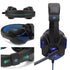 Professional Led Light Gaming Headphones for Computer Adjustable Bass Stereo PC Gamer Over Ear Wired Headset With Mic