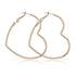 Big Circle Gold and Silver Luxury Woman 40mm 60mm 70mm 80mm Exaggerate Big Smooth Circle Hoop Earrings In Elegant Style