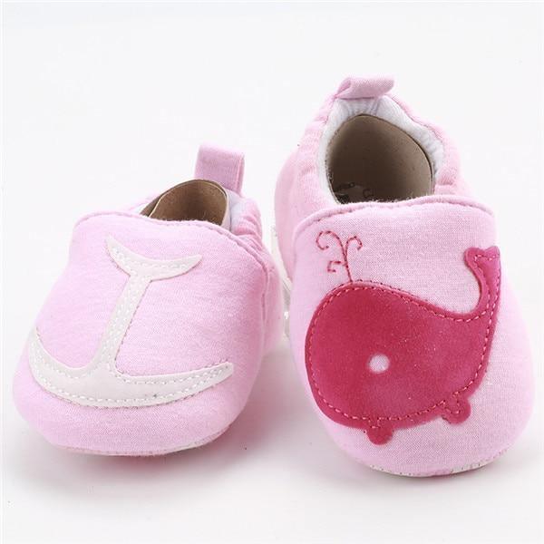 Kid Girls Boy First Walkers Soft Infant Toddler Shoe Cute Flower Footwear For Newborns Baby Shoes