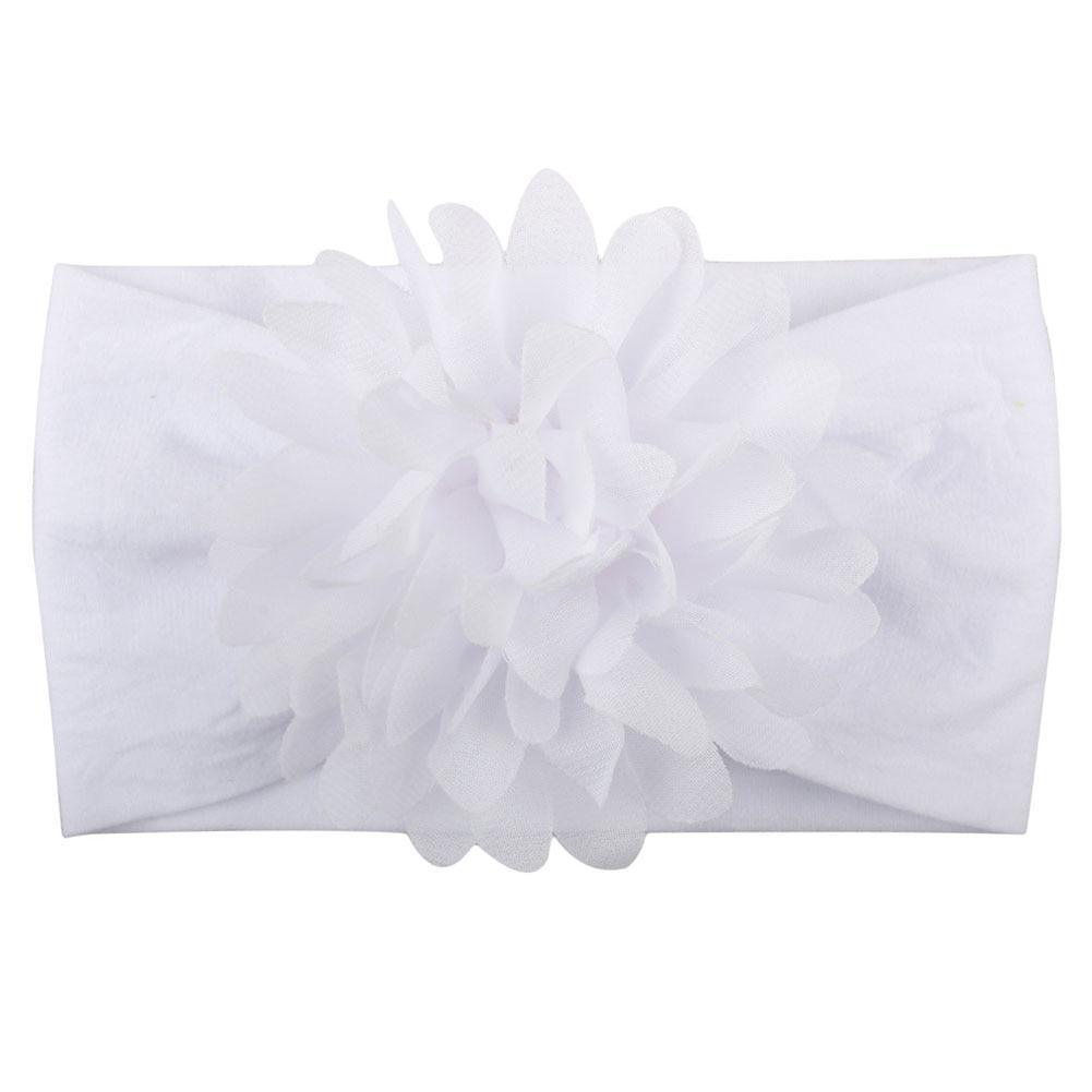 Headband Turban Flower Baby Girl Headbands Elastic Kids Hair Band Kids Hair Accessories Hair Bow For Girls