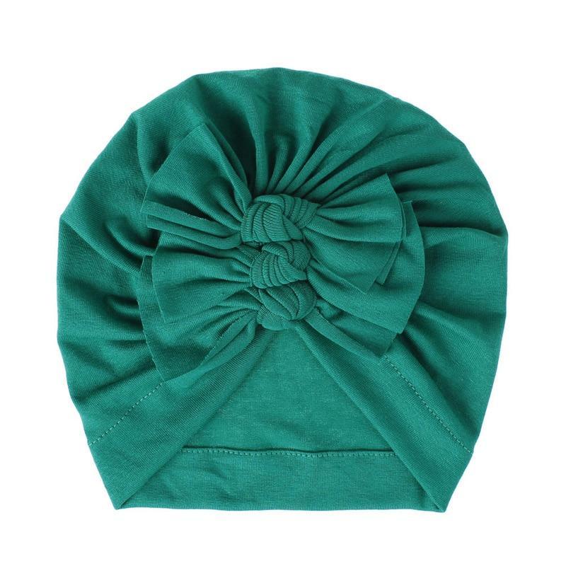 Modern Turban Baby Girls Bow Turban Hats Cotton Kids Beanie Children Hats Accessories For Girls Baby