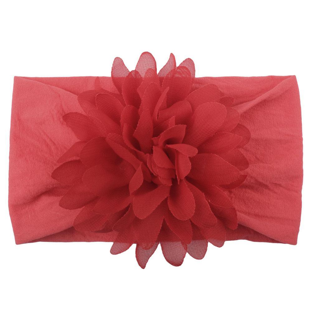 Headband Turban Flower Baby Girl Headbands Elastic Kids Hair Band Kids Hair Accessories Hair Bow For Girls