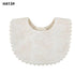 Infant Baby Bib Kid Toddler Dinner Feeding Tassel Double-side Cotton Linen Burp Cloths Saliva Towel For Baby