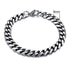 Luxury Popular Mens Simple 3-11mm Stainless Steel Curb Cuban Link Chain Bracelets for Women and Men Unisex Wrist Jewelry Brecelet