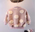 Modern Newborn Baby Girl Clothes Long Sleeve Fleece Cashmere Coat for Toddler Girls Sweaters In Modern Style