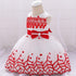 Leaf Embroidered Princess  Children Elegant Dress For Girls  Baby Wedding Dresses Unique Design