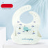 Silicon Breastplate Baby Bib Waterproof Solid Infant Bandana Bibs Newborn Feeding Burp Cloth Bib For Kids