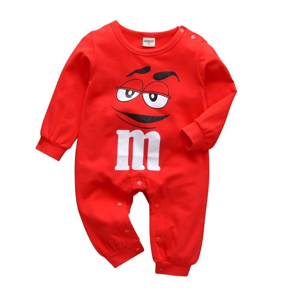 Modern Printed Baby Boys and Girls Romper Cotton Long Sleeve Jumpsuit for Infant Clothing Newborn Baby Kids