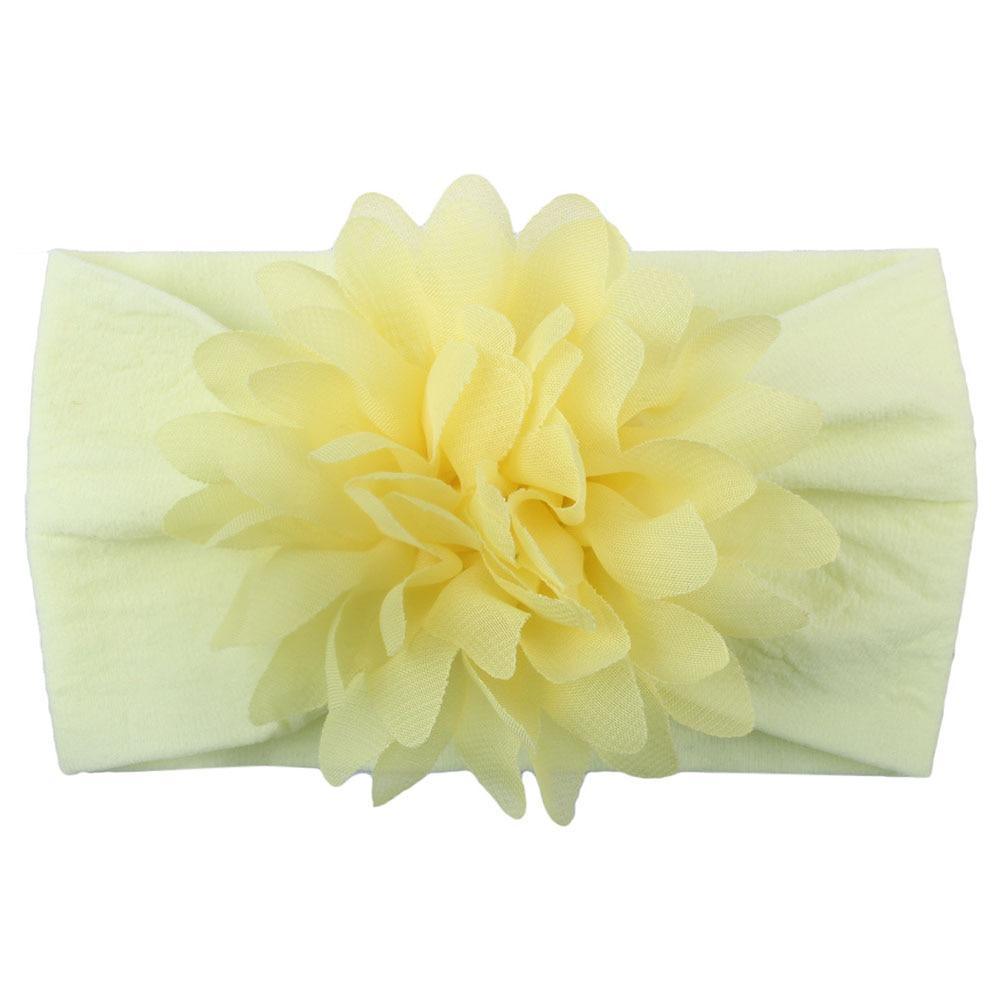 Headband Turban Flower Baby Girl Headbands Elastic Kids Hair Band Kids Hair Accessories Hair Bow For Girls