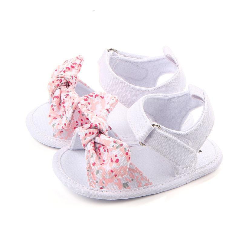 Baby Kids Girls Non-Slip Bowknot Sandals Cute Elegant Girl Shoes Newborn Infant First Walkers