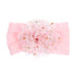 Cute 1PCS Baby Girls Lotus Flower Nylon Headband Knot Elastic Newborn Toddler Headwraps Kids Hair Accessories Gifts