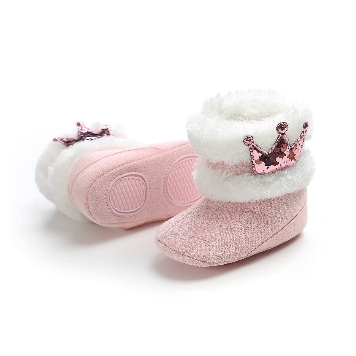 Baby Girl Warm Newborn Infant Winter Babies Soft Boots Anti-slip Children Kids Girls Snow Shoes