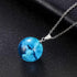 Blue Sky White Cloud Chain Necklace for Women Luxury Jewelry Style Perfect Gift For Girls