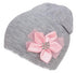 Modern Elegant Baby Girl Hat Cap With Bow and Dots Cotton Flower Beanie for Girls Butterfly Knot