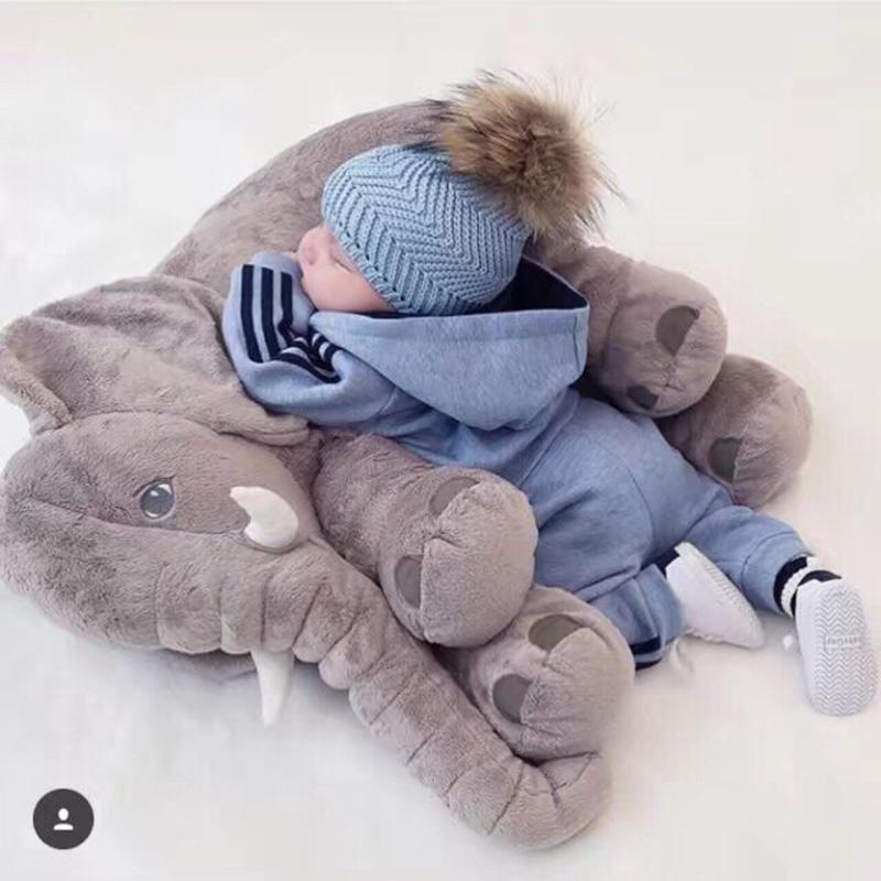 Kids Elephant Soft Pillow Large Elephant Toys Stuffed Animals Plush Toys Baby Plush Doll Infant Toys Children Gift