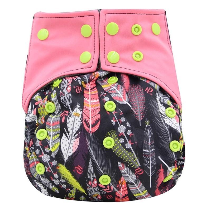 All-In-One  Cloth Diaper for Baby Bamboo Charcoal Eco-friendly Baby Cloth Diaper In Modern New Design