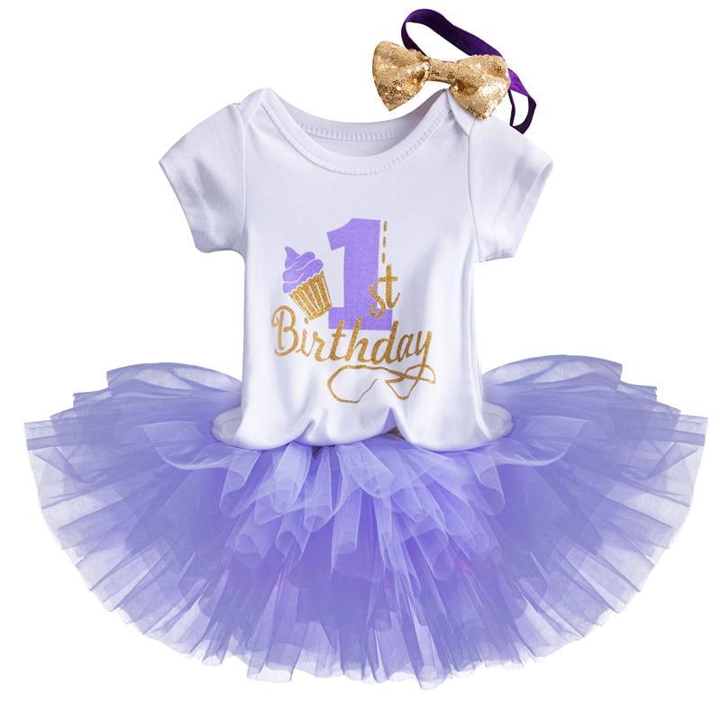 Modern Luxury Unicorn Party Dresses For 1 Year Baby Girl Birthday Outfits FOr 1st Birthday Party In Modern New Design