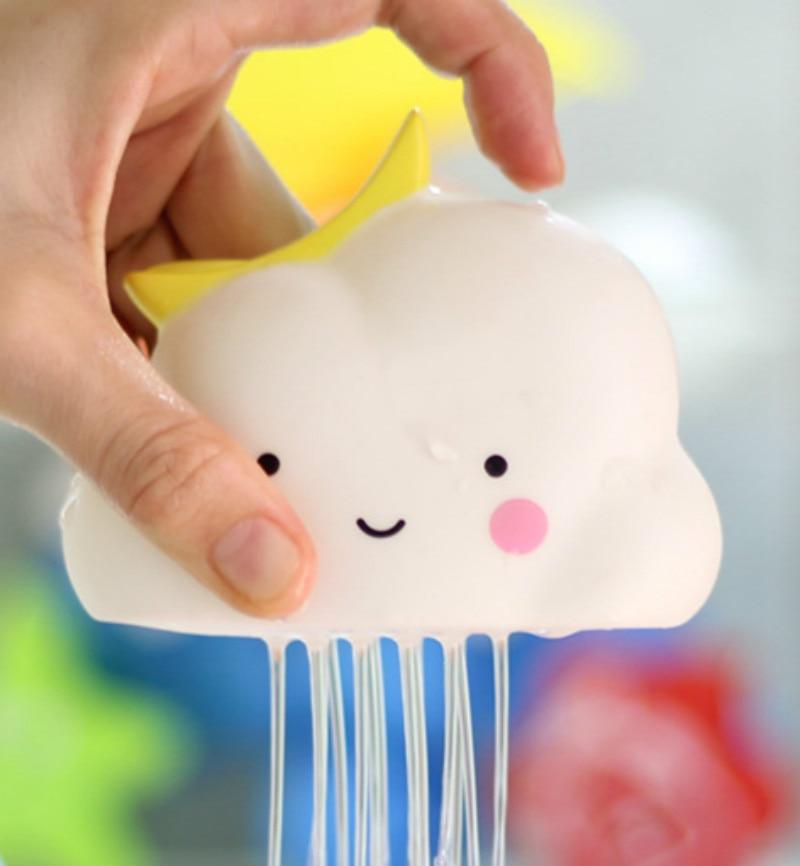 Modern Bathroom Baby Bath Toys Bathroom Play Water Spraying Tool Clouds Shower Floating Toys For Kids