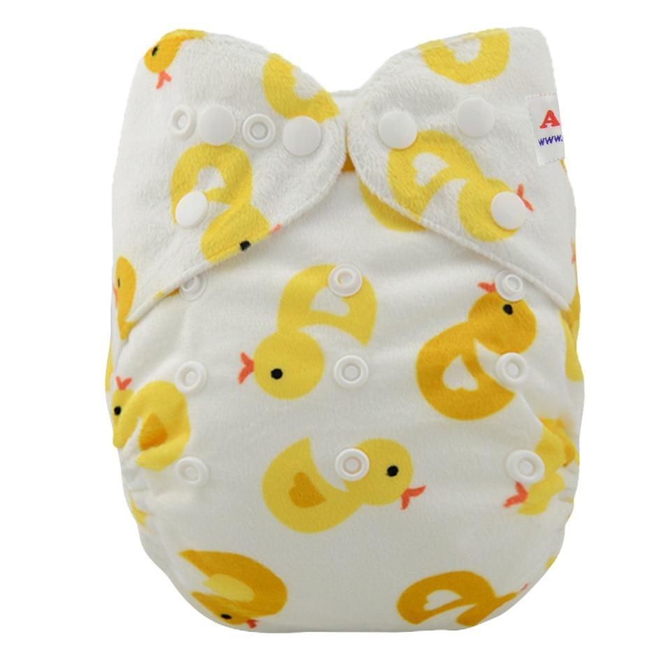 Baby One Size Fits All Reusable Baby Cloth Diaper with  Microfiber Insert Diaper For Baby Boys and Baby Girls In Modern New Printed Design