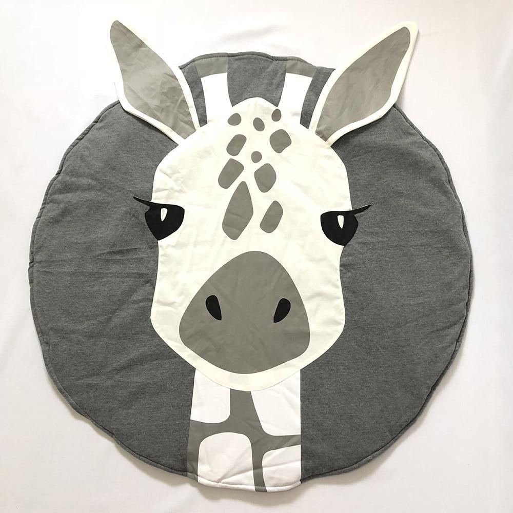 Baby Play Mat Pad Cotton Newborn Infant Crawling Animal Play mat Round Carpet Floor Rug Kids Children Room Carpet For Sleeping