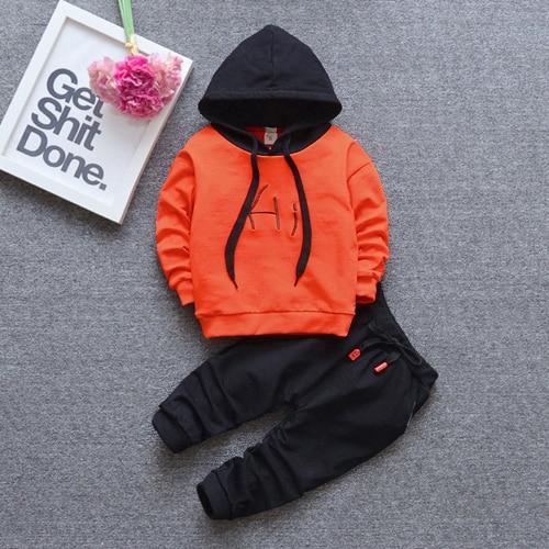 Modern Luxury Classic style Fall Baby Boys and Girls Clothing Set T-shirt Tops Pant Tracksuits Outfits For Kids