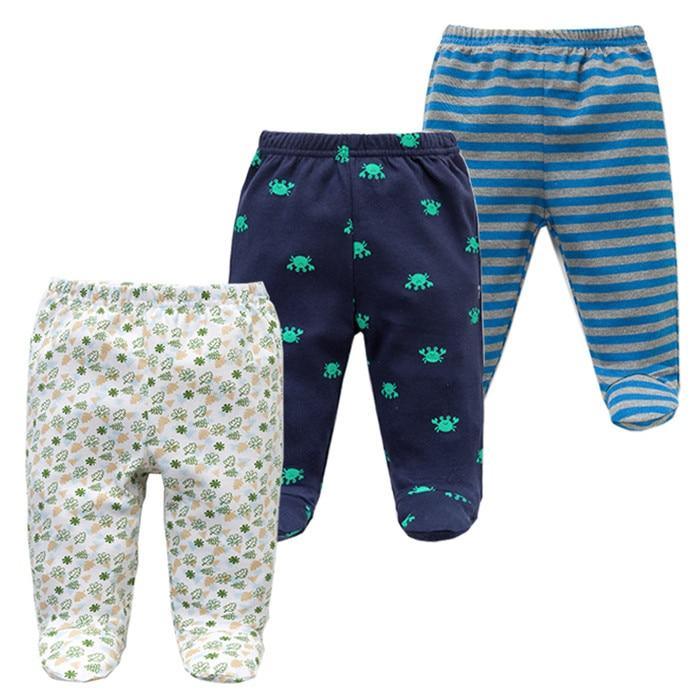 3PCS Baby Pants 100% Cotton Baby Girls and  Boys Clothes Unisex Casual Bottom PP Pants Newborn Baby Clothing For Children