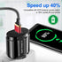 Fast Portable Quick 3.0 USB Charging Powerful Charger EU US Wall Mobile Phone Charger Adapter