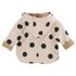 Modern Elegant Cute Dot Print Comfort Slim Cotton  Button Hooded Warm Coat  for Newborn Baby Girls With Two Face