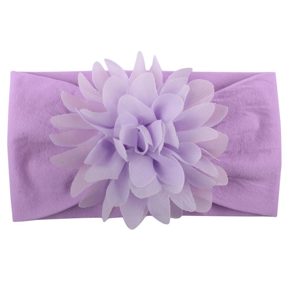 Headband Turban Flower Baby Girl Headbands Elastic Kids Hair Band Kids Hair Accessories Hair Bow For Girls