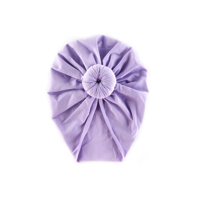 Infant Baby Headbands Solid Cotton Knot Turban Headband For Girls  Beanie Hat Headwear For Girls