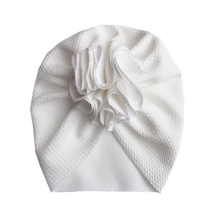 Flower Baby Hat Soft Cotton Hat Turban for Baby Girl Infant Toddler Newborn Baby Cap Headwraps