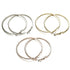 Super Modern NEW 2020 Trend Crystal Style Big Circles Hoop Earrings For Women