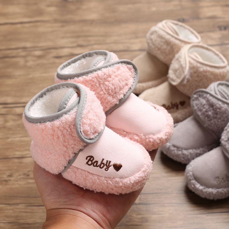 Baby Winter Warm First Walkers Cotton Baby Shoes Cute Infant Baby Shoes Soft Sole Shoe For Toddlers For Boys And Girls