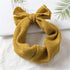 Luxury Modern Designer Baby Headband Girl Knitted Hair Accessories Toddler Knotted Turban Newborn Hair Bows Headwrap