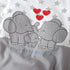 Long Sleeve Cartoon Star Print Romper Infant Elephant Pattern Jumpsuit Keep Warm Clothes For Girls And Boys Kids