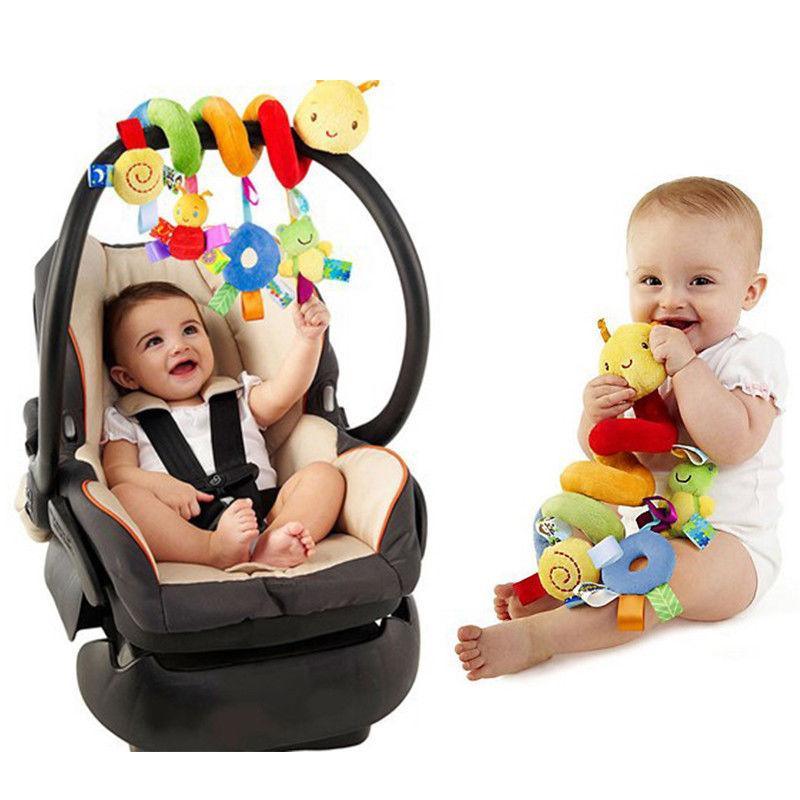 Cute Activity Spiral Crib Stroller Travel Hanging Toys Baby Rattles Toy Colorful For Kids and Baby