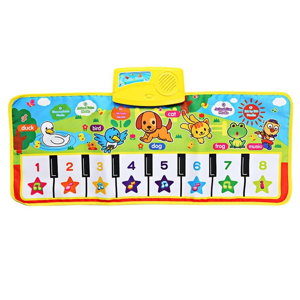 Baby English Musical Piano Music Carpet Baby Kids Play Mat Carpet Educational Electronic Baby Toys For Kids