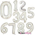 NEW Big Modern 32inch Luxury  Number Foil Helium Balloons For Birthday Party and Celebrations Modern Decoration