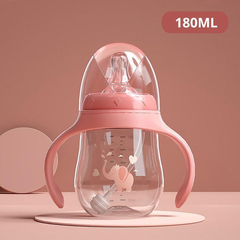 Baby Bottles Drinking Cup Feeding Bottle Wide-Caliber Drinking Milk Drinking Water Dual-use Bottle For baby and Kids