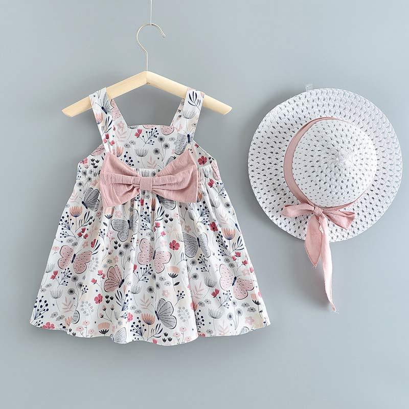 Luxury Handmade Elegant Modern Newborn Baby Girl Birthday & Princess Baby Dress With Hat