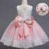 Handmade Luxury Princess Baby Girl 1 Year Birthday Dress Tutu First Christmas Party Cute Bow Dress Infant Modern Luxury Dress With Big Bow