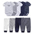 Solid Bodysuits Pants Baby Boy Clothes Clothing Sets 0-12M  Unisex Newborn Baby Pajamas Romper Jumpsuit For Boys and Girls Kids