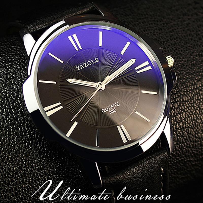 New Classic Men Watch Waterproof  Leather Belt  Luxury Business Style Excellent Design Perfect Gift