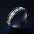 2020 New Men Fashion 316L Stainless Steel Golden Dragon Man's Ring Blu-ray Fluroscent  Celtic Tungsten Rings Simple Fashion High Quality Jewelry Design