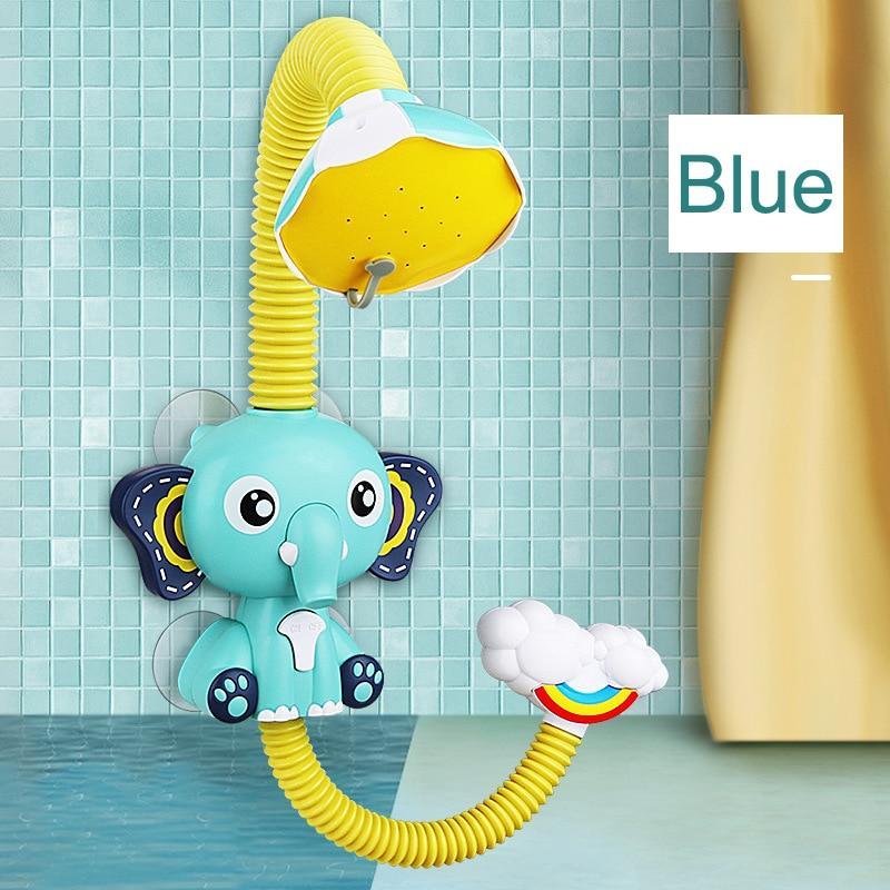 Baby Learning Colorful Bath Toys Game Elephant Shower Electric Water Spray Toy For Kids Swimming Fun Bathroom Toys