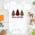 Baby Girl / boy Clothes Cute Dog Christmas Print  One-Pieces Bodysuit for Newborns Design