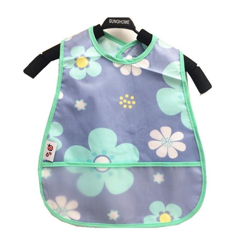 Modern Interesting Cartoon Adjustable Baby Bibs Waterproof Lunch Feeding Bibs Baby Cartoon Feeding Cloth Children Bib For Kids