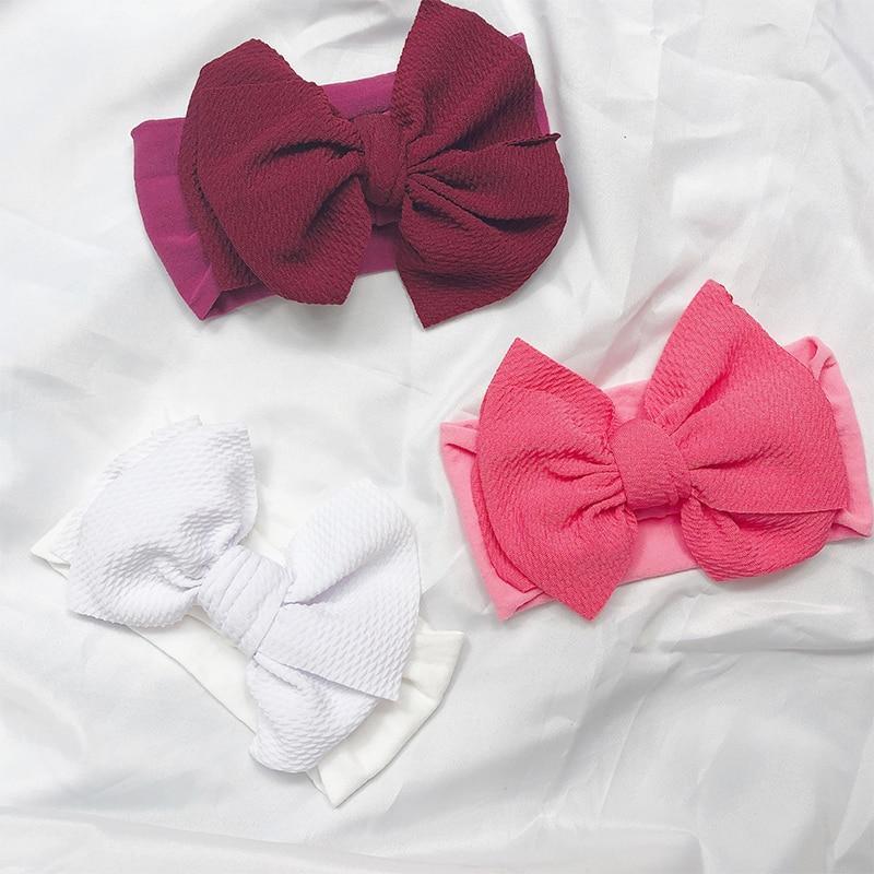 Baby Headbands For Newborn Hair Band Cute Baby Bow Flower Elastic Bow Headwear Kids Gifts Girl Hair Accessories