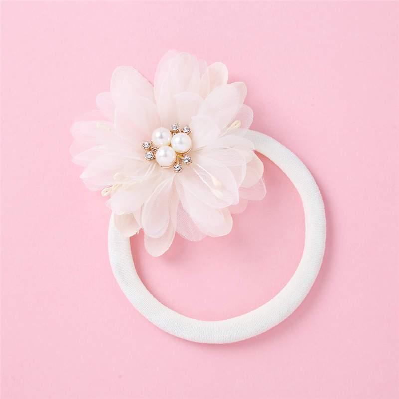 ILuxury Handmade Infant Child Hair Band Three-dimensional Alloy Rhinestone Crown Headdress  Elastic Headband Turban For Baby Girls