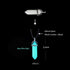 Epic Luminous Glowing Arrow Pendant Necklace Elegant Knight Spear Necklace Amazing Glow In The Dark Pike Necklace Luxury For Women Men Halloween Gift